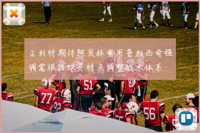 古利特期待阿莫林重用普利西奇强调需根据球员特点调整战术体系